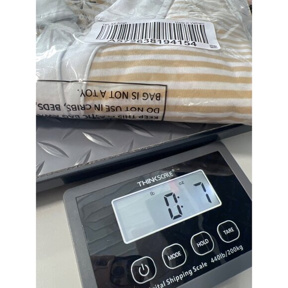 Isaac Mizrahi Live Essentials Pima Cotton Yarn Dye Top Womens XXS Tan White NEW - Picture 7 of 7